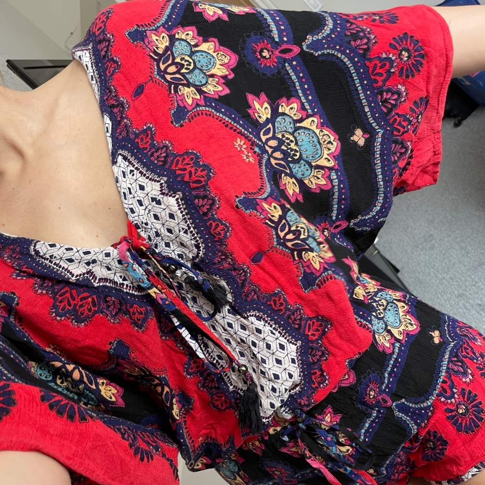 Colorful Boho Romper - Picture 12 of 16